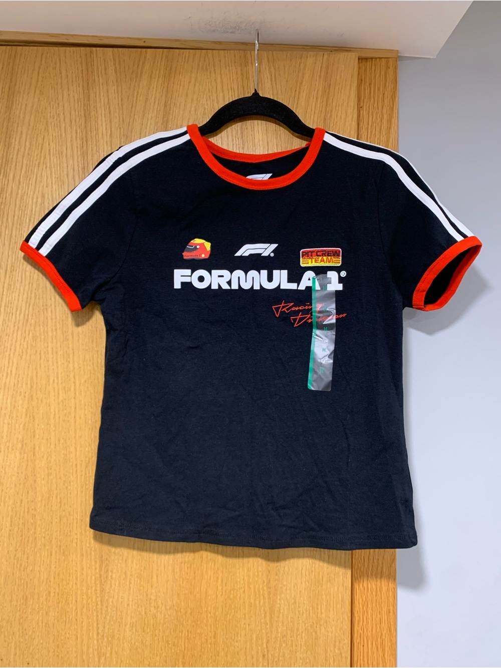 Hybrid Apparel Women's Formula 1 T-Shirt and Shorts Set - Size Medium